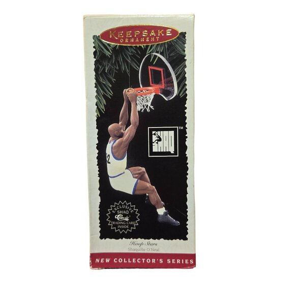 Hallmark Keepsake Shaquille O'Neal Ornament Dunking Collectible with Card - Picture 1 of 11